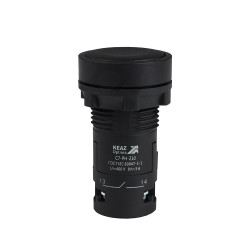 Кнопка с фиксацией OptiSignal Compact D22 C7-PH-210 черная 1НО XB7NH21