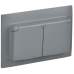 SKANDY Розетка 2-местная и крышкой 16А в сборе IP44 SK-R12Gr серый IEK