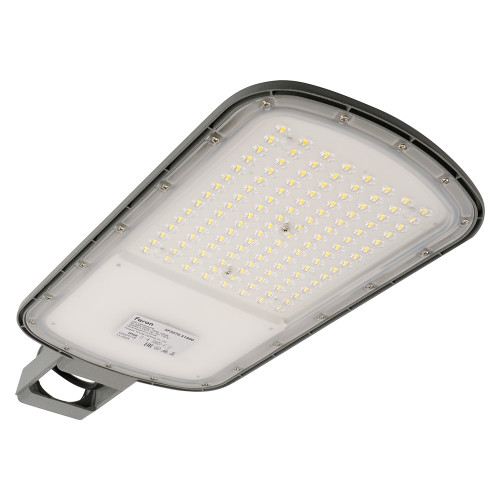 Светодиодный уличный консольный светильник Feron SP3070 100W 5000K AC90-300V, серый