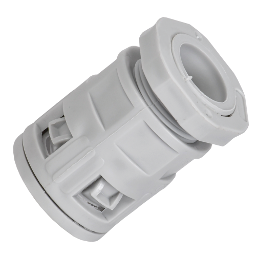ELASTA Муфта вводная для гофрированных труб MVN25 IP40 серая IEK