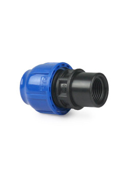 Муфта компрессионная внутр. резьба PN16 d20х1/2дюйм для ПЭ труб RTP 11477