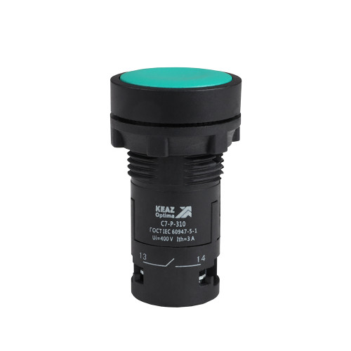 Кнопка OptiSignal Compact D22 C7-P-310 зеленая 1НО XB7NA31