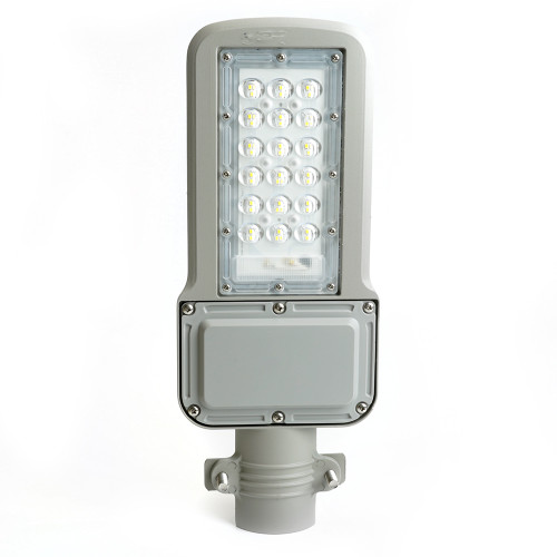 Светодиодный уличный консольный светильник Feron SP3040 30W 5000K 230V, серый Светодиодный уличный консольный светильник Feron SP3040 30W 5000K 230V, серый