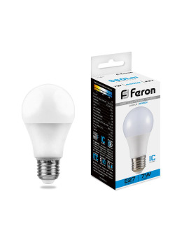 Лампа светодиодная Feron LB-91 Шар E27 7W 175-265V 6400K