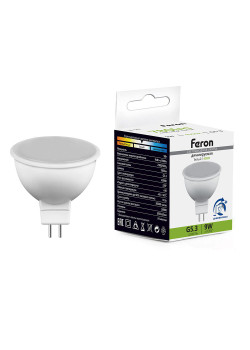 Лампа светодиодная диммируемая Feron LB-561 MR16 G5.3 9W 230V 4000K