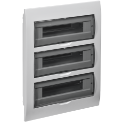 KREPTA 3 Корпус пластиковый ЩРВ-Пк-45 IP41 белый IEK