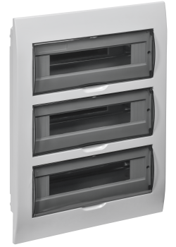 KREPTA 3 Корпус пластиковый ЩРВ-Пк-45 IP41 белый IEK