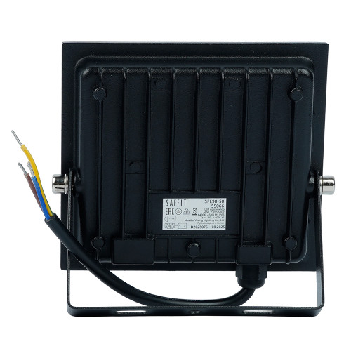 Светодиодный прожектор SAFFIT SFL90-50 IP65 50W 6400K черный Светодиодный прожектор SAFFIT SFL90-50 IP65 50W 6400K черный
