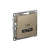 ATLASDESIGN USB РОЗЕТКА тип-С 65Вт высокоскор.заряд. QC, PD, механизм, ШАМПАНЬ ATLASDESIGN USB РОЗЕТКА тип-С 65Вт высокоскор.заряд. QC, PD, механизм, ШАМПАНЬ