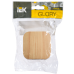 GLORY Выключатель 1-клавишный для открытой установки ВС20-1-0-ХС сосна IEK GLORY Выключатель 1-клавишный для открытой установки ВС20-1-0-ХС сосна IEK