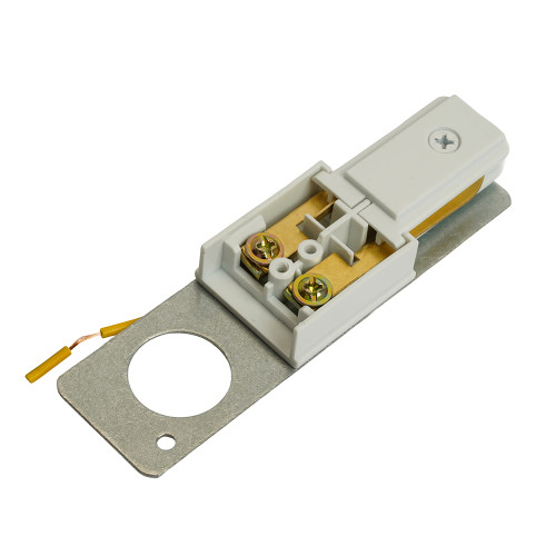 Cоединитель - коннектор для шинопровода, белый, LD1022 Cоединитель - коннектор для шинопровода, белый, LD1022