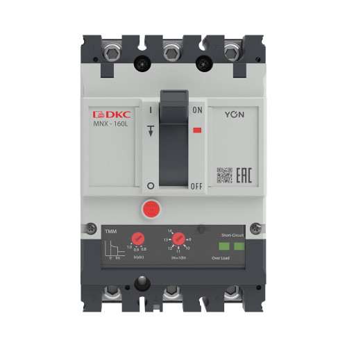 Авт. выкл. YON pro MNX160L 3P 160A 70kA при AC415V расц. TMM