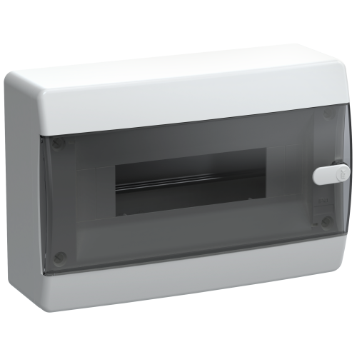 UNION Compact Корпус пластиковый ЩРН-П-12 IP41 черная прозрачная дверь IEK