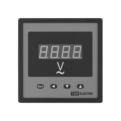 Цифровой вольтметр ЦП-В96 0-9999В-0,5-Р TDM Цифровой вольтметр ЦП-В96 0-9999В-0,5-Р TDM