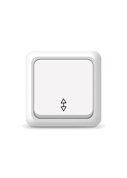 Переключатель проходной 1-кл. ОП Олимп 10А IP20 бел. UNIVersal О0025