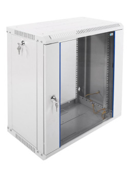 Шкаф телекоммуникационный настенный разборный ЭКОНОМ 12U (600 × 350) дверь стекло