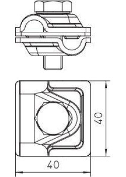 Соединитель для быстр. монтажа d 6-8/8-10 Vario медь 249 6-10 CU OBO 5311417