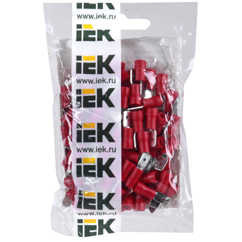 Разъем РпИп 1,25-5-0,8 плоский (100шт/упак) IEK