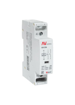 Контактор модульный КМ 20А 2NO 230В АС (1 мод.) AVERES EKF