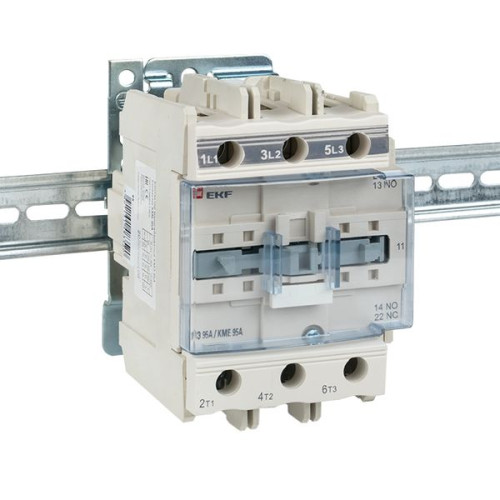 Контактор КМЭ-3 95А 1NO+1NC 24В AC EKF Контактор КМЭ-3 95А 1NO+1NC 24В AC EKF
