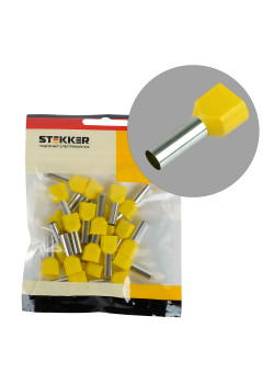 LD406-6014 Наконечник штыревой втулочный изолированный НШВИ(2) 6,0-14 (DIY упаковка 25 шт)