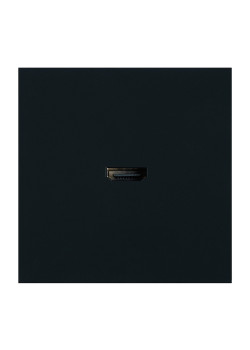 Розетка HDMI 2.0 Type A (механизм), STEKKER, серия Мия, RST00-3118-05, черный бархат