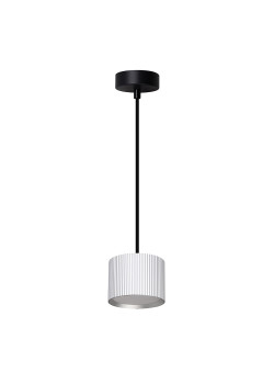 Светильник потолочный Feron Barrel HL4588 ARIA  levitation 12W, 230V, GX53, серебро + черный, на подвесе 1,7 м