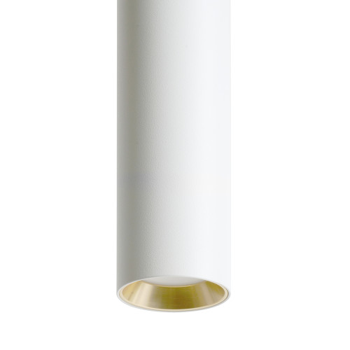 Светильник потолочный Feron ML1018 Barrel levitation на подвесе MR11 35W 230V, белый + золото 40*250