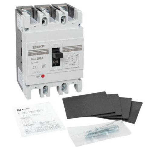 ВА-99М 250/200А 3P 10In 35кА с термомагнитным расцепителем EKF