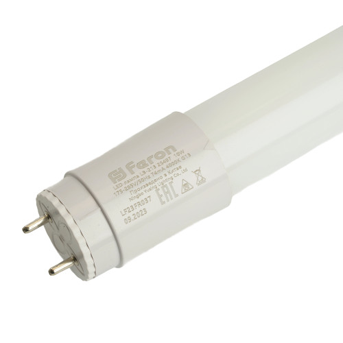 Лампа светодиодная Feron LB-213 G13 10W 175-265V 4000K 0,6м Лампа светодиодная Feron LB-213 G13 10W 175-265V 4000K 0,6м