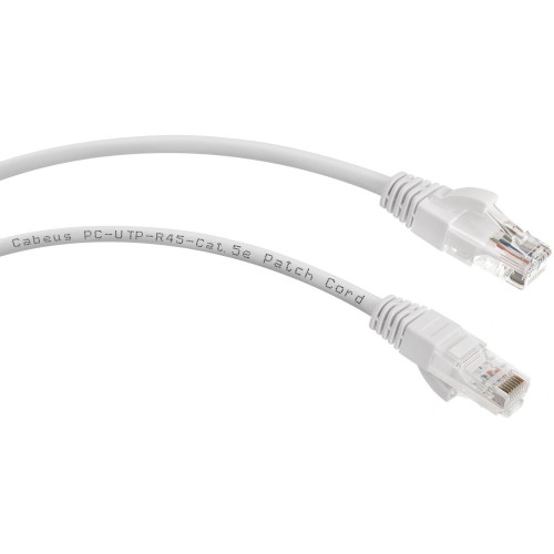 Cabeus PC-UTP-RJ45-CAT.5E-0.5M-WH
