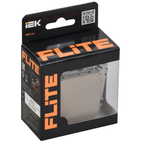 FLITE Подсветка встраиваемая 4000К ПЛ20-ФлЛ льняной IEK
