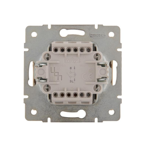Выключатель 1-кл. СП Rain IP20 с подсветкой механизм крем. LEZARD 703-0388-111 Выключатель 1-кл. СП Rain IP20 с подсветкой механизм крем. LEZARD 703-0388-111