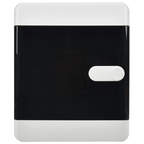 UNION Compact Корпус пластиковый ЩРН-П-4 IP41 черная прозрачная дверь IEK