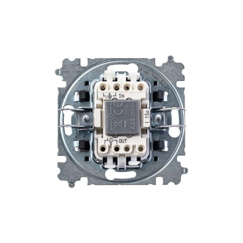 Выключатель 1-кл. СП Levit IP20 с подсветкой сл. кость/бел. ABB 2CHH590146A6017 Выключатель 1-кл. СП Levit IP20 с подсветкой сл. кость/бел. ABB 2CHH590146A6017