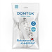 Удлинитель 3х3м с заземл. 16А IP20 3.5кВт ПВС 3х1 с выкл. бел. DOMTOK 2381 Удлинитель 3х3м с заземл. 16А IP20 3.5кВт ПВС 3х1 с выкл. бел. DOMTOK 2381
