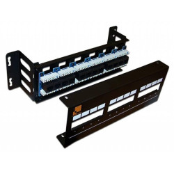 Патч-панель Lanmaster LAN-PPF12U5E/W 19