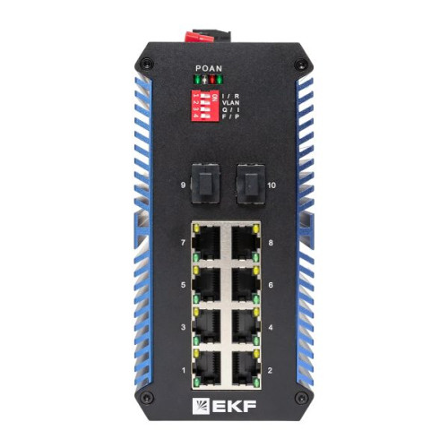 Промышленный неуправляемый коммутатор U-2GX/SFP-8GTP TSX EKF Промышленный неуправляемый коммутатор U-2GX/SFP-8GTP TSX EKF