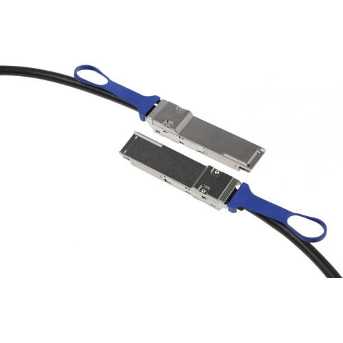 Кабель DAC MikroTik XQ+DA0001 100Гбит/с пассив. 1м черный QSFP28-QSFP28