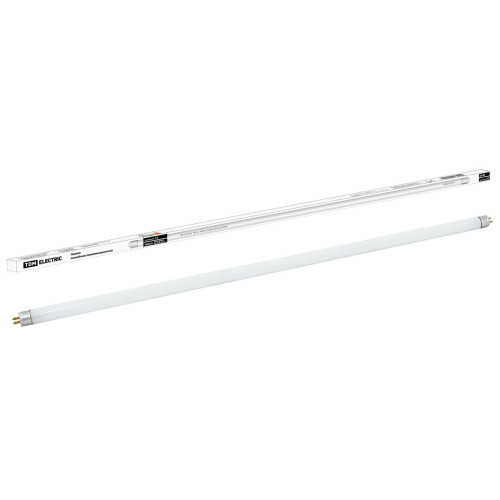 Лампа люминесцентная линейная двухцокольная ЛЛ-12/24Вт, T4/G5, 4000 К, длина 654,2мм TDM