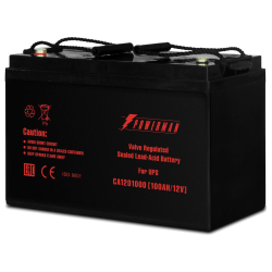 Батарея POWERMAN Battery CA121000, напряжение 12В, емкость 100Ач, макс. ток разряда 800А, макс. ток заряда 30А, свинцово-кислотная типа AGM, тип клемм М2, Д/Ш/В 329/172/215, 27.7 кг./ Battery POWERMAN Battery CA121000, voltage 12V, capacity 100Ah, max. di