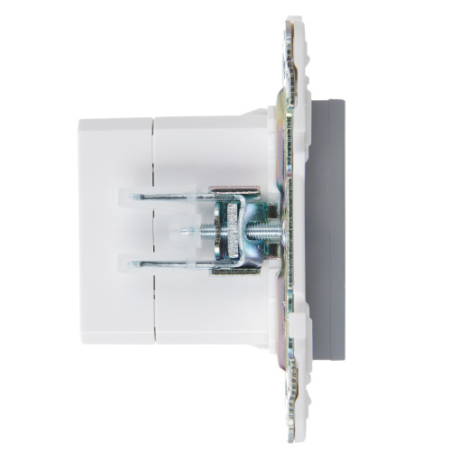 SKANDY Розетка USB A+A 3,1А SK-R15Gr серый IEK SKANDY Розетка USB A+A 3,1А SK-R15Gr серый IEK