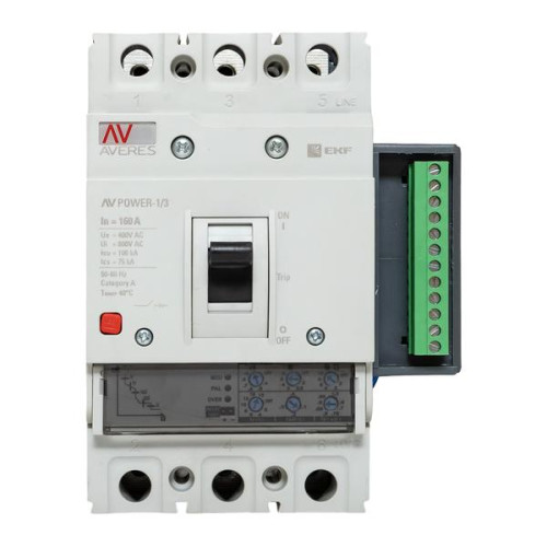 AV-POWER-1/3 160А 100кА ETU2.2 EKF