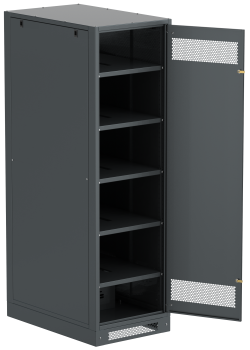 ITK LINEA B Шкаф аккумуляторный (пустой) 2000х600х950мм металлическая дверь черный
