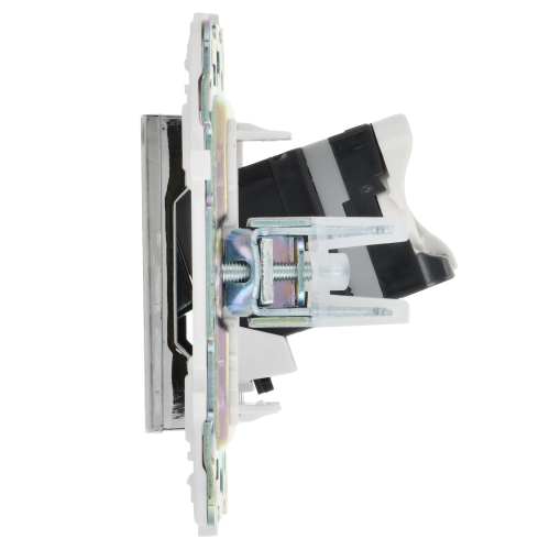 SKANDY Розетка компьютерная RJ45 кат.5E SK-K01N металл никель IEK