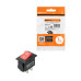 Выключатель клавишный KCD11-101 250В AC/DC, 1P, 3А, (2с), ON-OFF, черный корпус, красная клавиша, Micro TDM Выключатель клавишный KCD11-101 250В AC/DC, 1P, 3А, (2с), ON-OFF, черный корпус, красная клавиша, Micro TDM