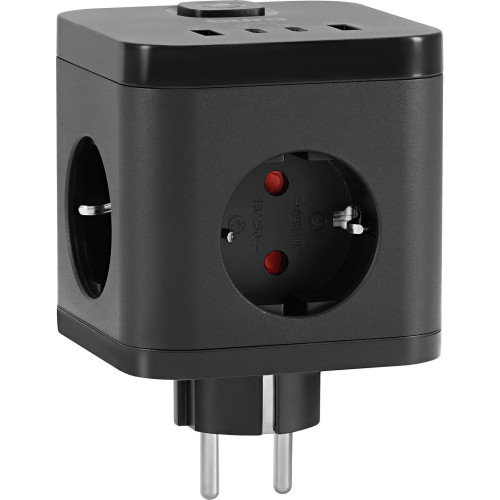 Сетевой разветвитель Buro BU-PW3UC-Plus-B (3 розетки) черный (пакет ПЭ) Сетевой разветвитель Buro BU-PW3UC-Plus-B (3 розетки) черный (пакет ПЭ)