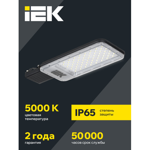 Светильник светодиодный консольный ДКУ 1011-100Ш 5000К IP65 IEK Светильник светодиодный консольный ДКУ 1011-100Ш 5000К IP65 IEK