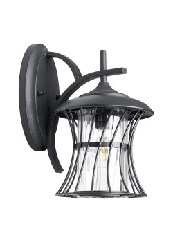Светильник садово-парковый Feron PL520 на стену вниз  60W E27 230V, черный