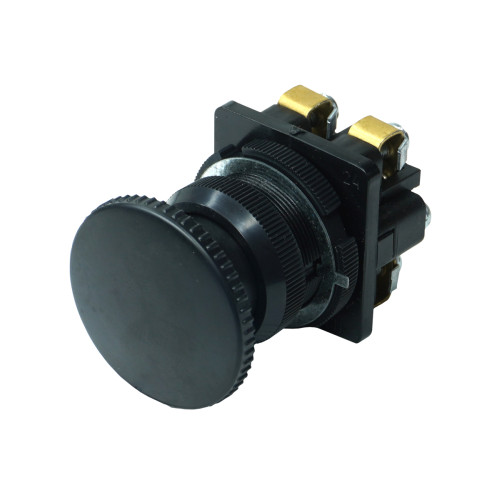 КЕ-021 У3 исп.2, черный, 1з+1р, гриб без фиксации, IP40, 10А, 660В, выключатель кнопочный  (ЭТ)
